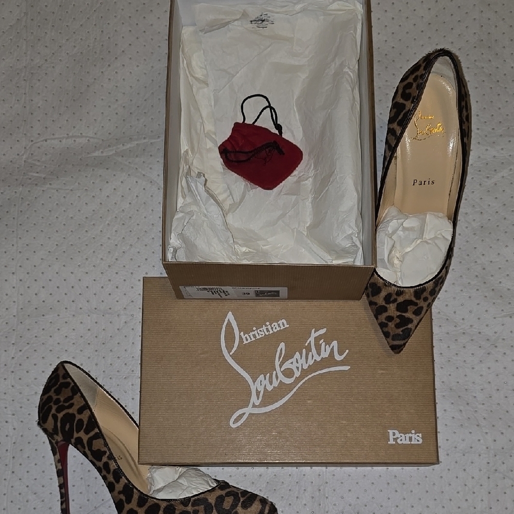 Christian Louboutin Leopard Print Women's Shoes